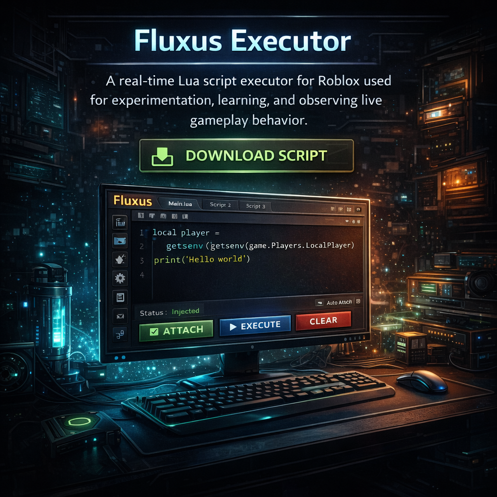 Fluxus Executor interface preview